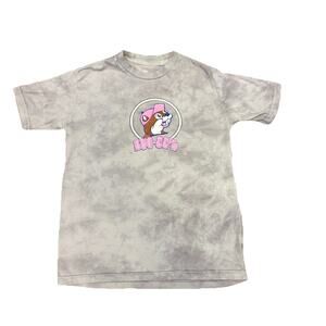 Buc-ee's Shirt Gray Tie Dye In My Buc-ee's Era Graphic T Shirt Retro Youth S